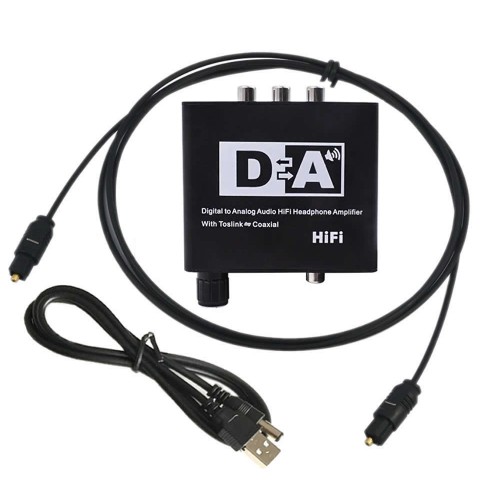 Convertor amplificator audio Hifi Digital la Analog, Active